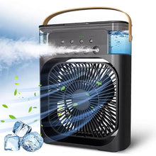 Cargar imagen en el visor de la galería, Ventilador con Pulverizador, Humidificador y Luz Led de Ambiente