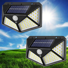 Cargar imagen en el visor de la galería, Focos solares led 270º con sensor de movimiento