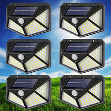 Cargar imagen en el visor de la galería, Focos solares led 270º con sensor de movimiento