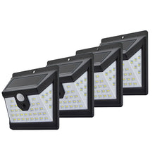 Cargar imagen en el visor de la galería, Pack 4 Focos Solares con Sensor de Movimiento y Luz Fija