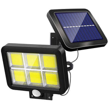 Cargar imagen en el visor de la galería, Pack 2 Focos Solares con 120 LED COB para Interior y Exterior y cable de 5 metros