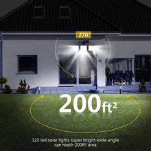 Cargar imagen en el visor de la galería, Foco Solar Triple con 122 Leds Regulable