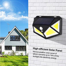 Cargar imagen en el visor de la galería, PACK DE 4 FOCOS SOLARES LED CON SENSOR DE MOVIMIENTO