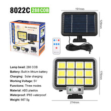 Cargar imagen en el visor de la galería, Foco Solar de 50W con 288 LED para Interior y Exterior