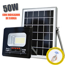 Cargar imagen en el visor de la galería, Foco Solar Led 50W con Panel y cable de 3 metros
